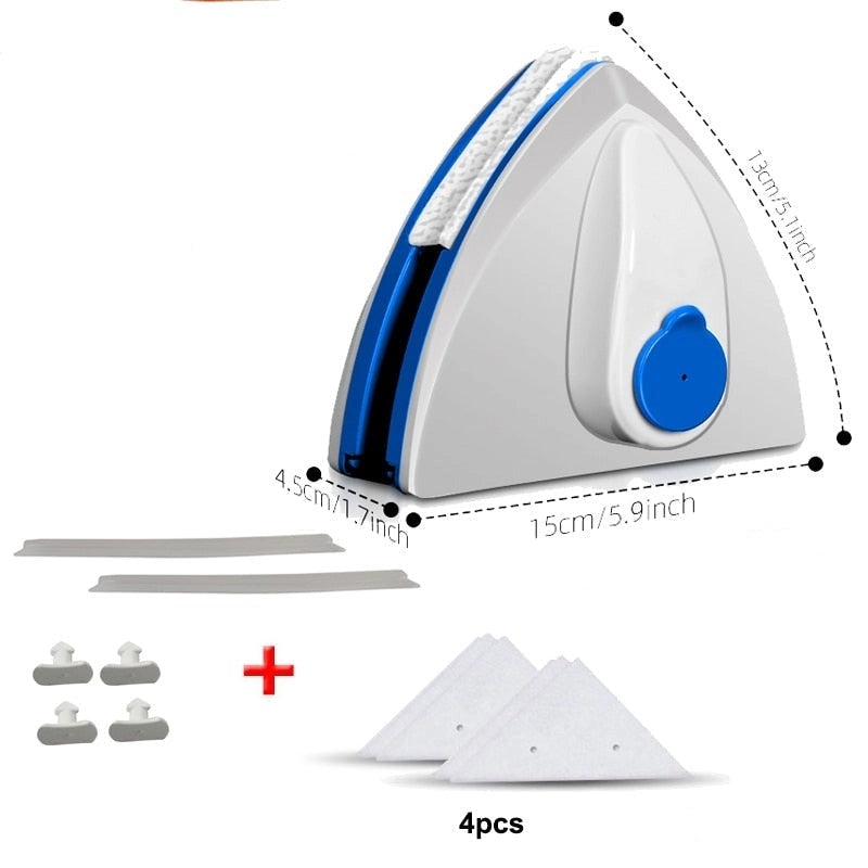 Limpador de Vidros Magnético Dupla Face - Glass Master